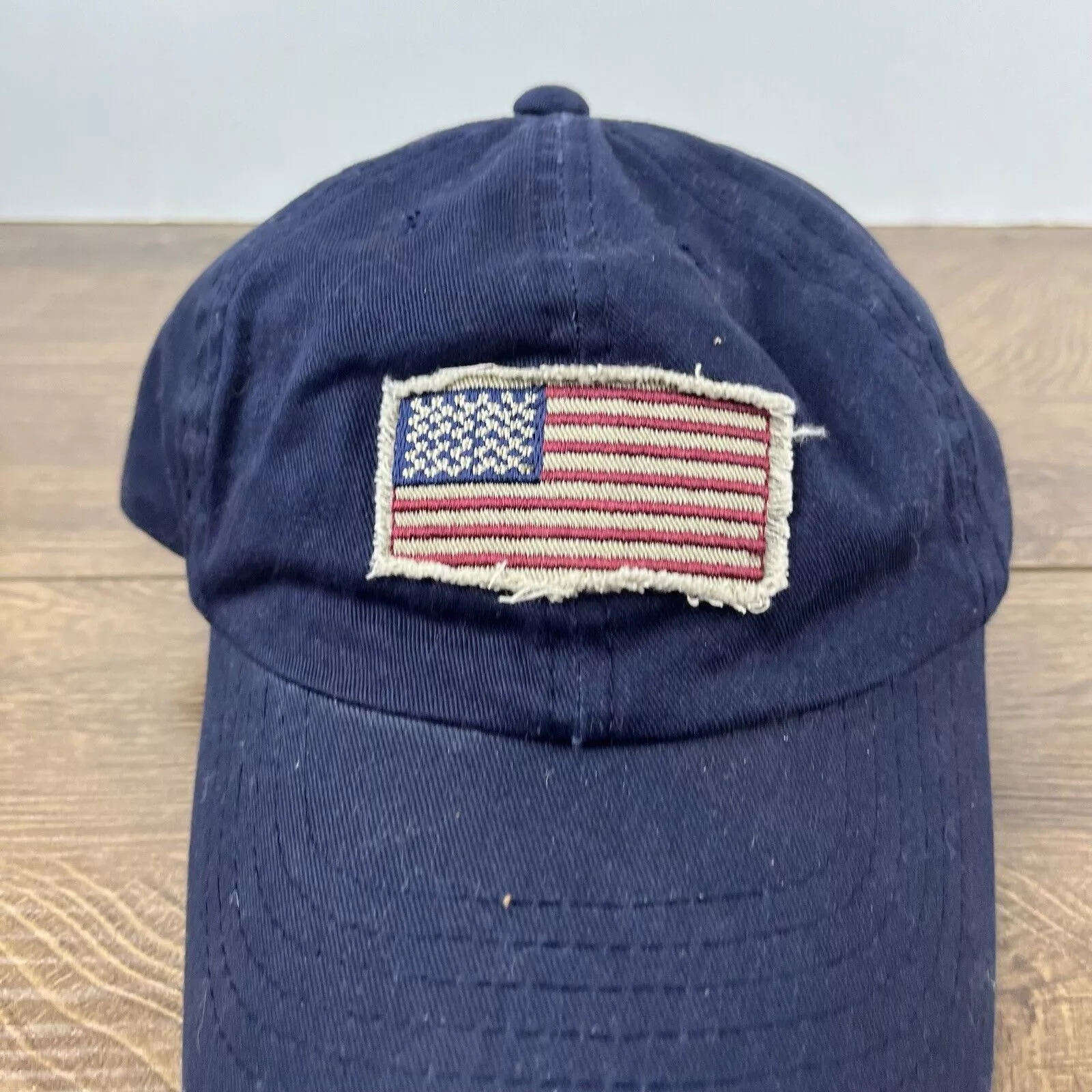 Other Hats Other American Flag Patch Hat USA Flag Hat Blue Adjustable Hat Blu