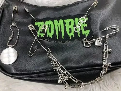 Vintage Handle Bags Vintage Y2K Shoulder Bag Black