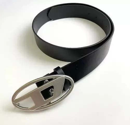 Leather Belts Leather × Vintage Vintage style Buckle belt Black Streetwear