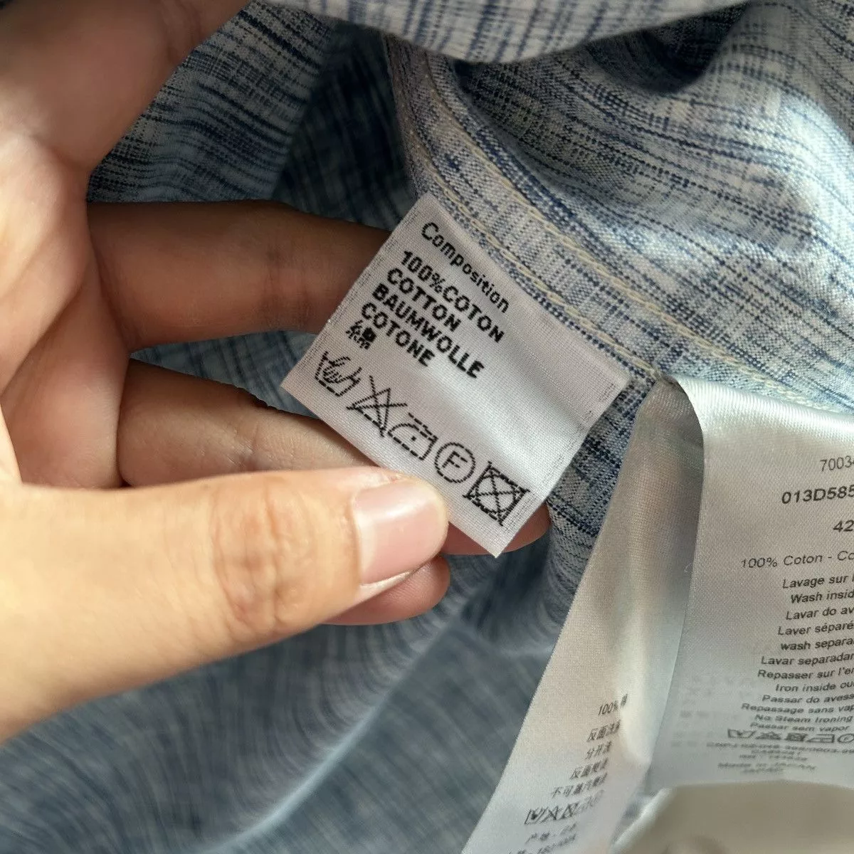 Dior Shirts Button Ups Dior oblique shirt Blue