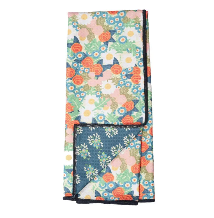 Anywhere Reversible Vintage Calico Towel