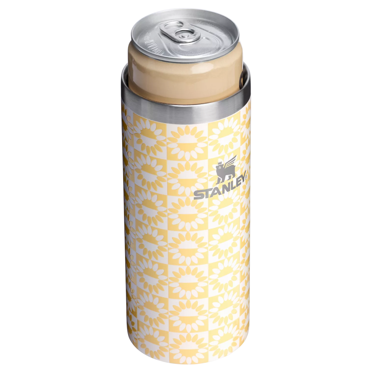Stanley 10 OZ Everyday Slim Can Cooler Cup In Butter Sunflower Yellow From The Oasis Collection