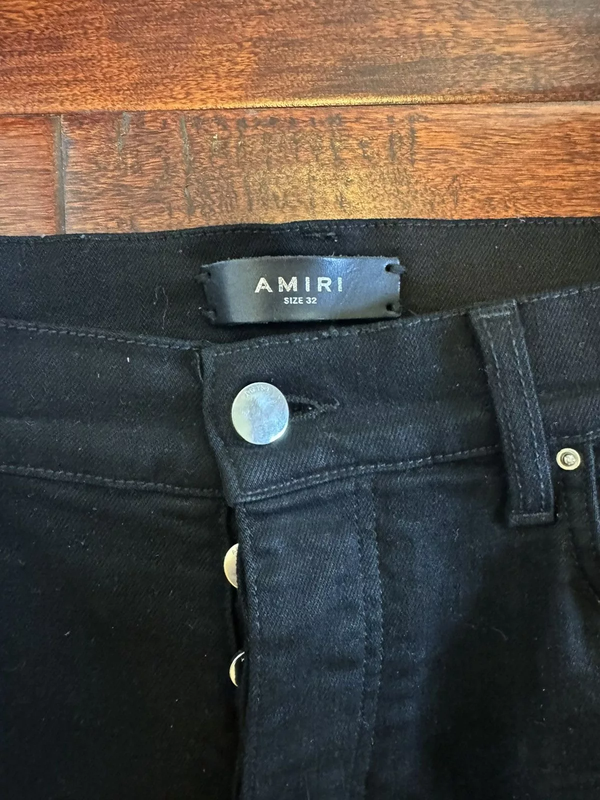 Amiri Denim Amiri Broken Jeans Size 32 Black