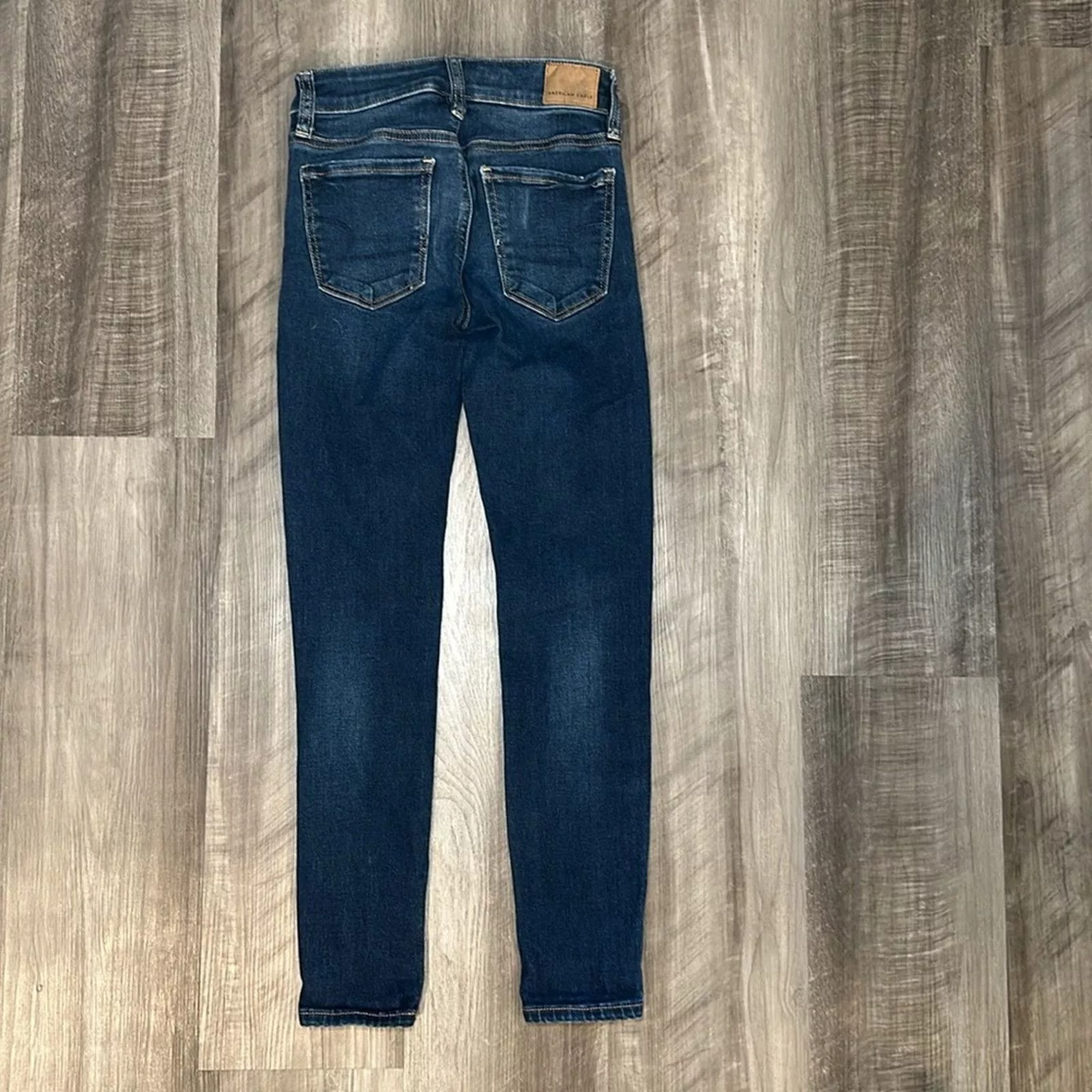 American Eagle Outfitters Jeans American Eagle Outfitters American Eagle Next Level Stretch Distressed Jeggings - 00S Blue