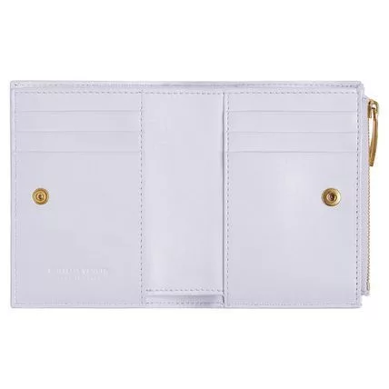 Bottega Veneta Wallets Bottega Veneta o1n1vont0624 Size: OS / Bifold Zipper Wallet in Light Blue