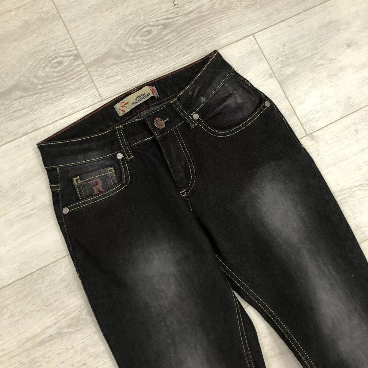 John Richmond Denim Jeans Bootcut Black