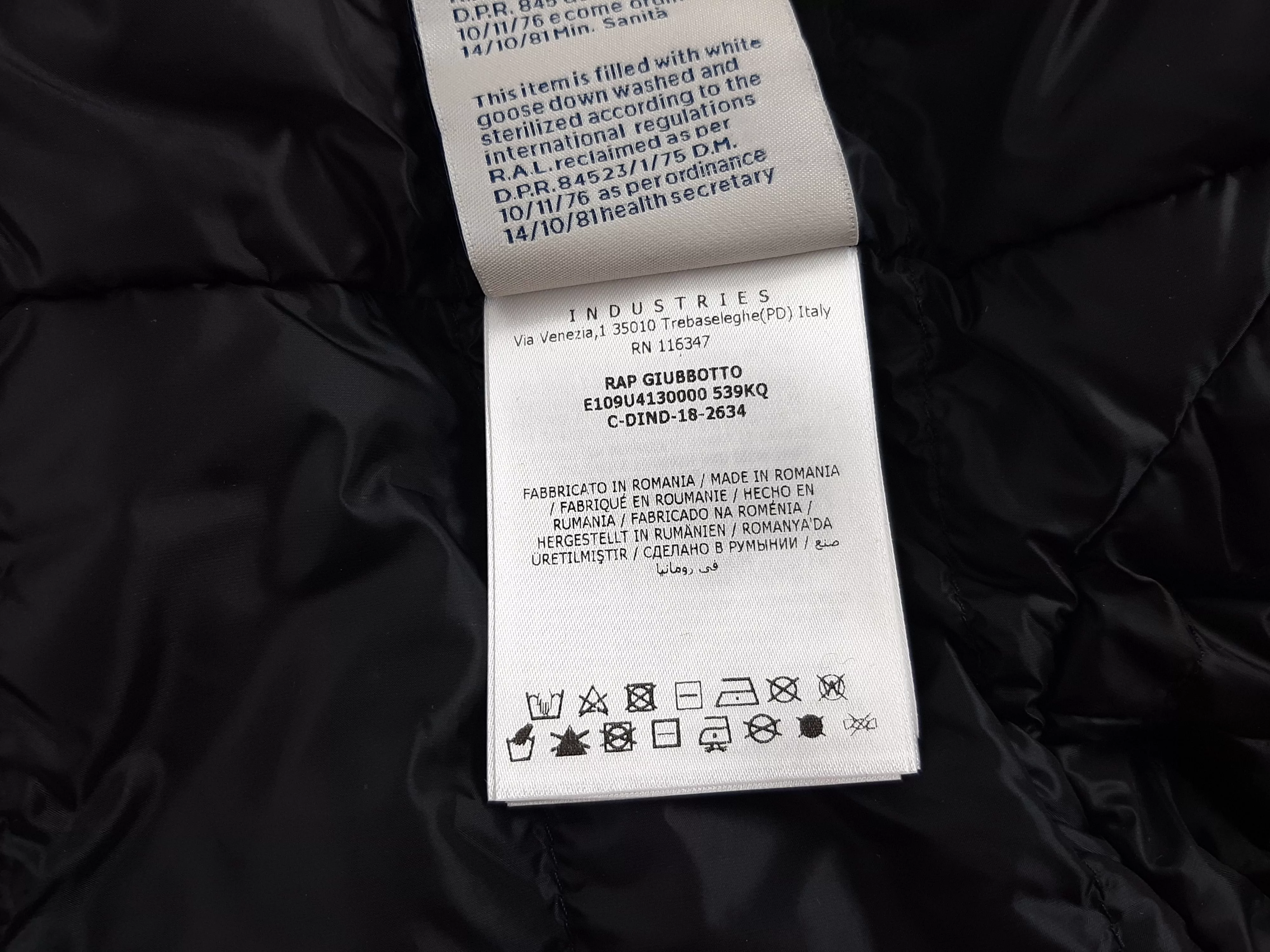 Fragment Design Light Jackets Fragment Design × Moncler Moncler x Fragment Rap Jacket Multicolor Men's Size 2