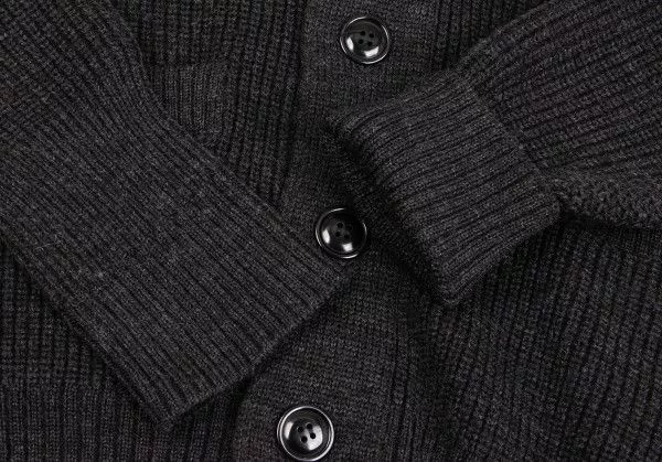 Junya Watanabe Light Jackets Junya Watanabe Jacket Elbow Patch Wool Knit Black