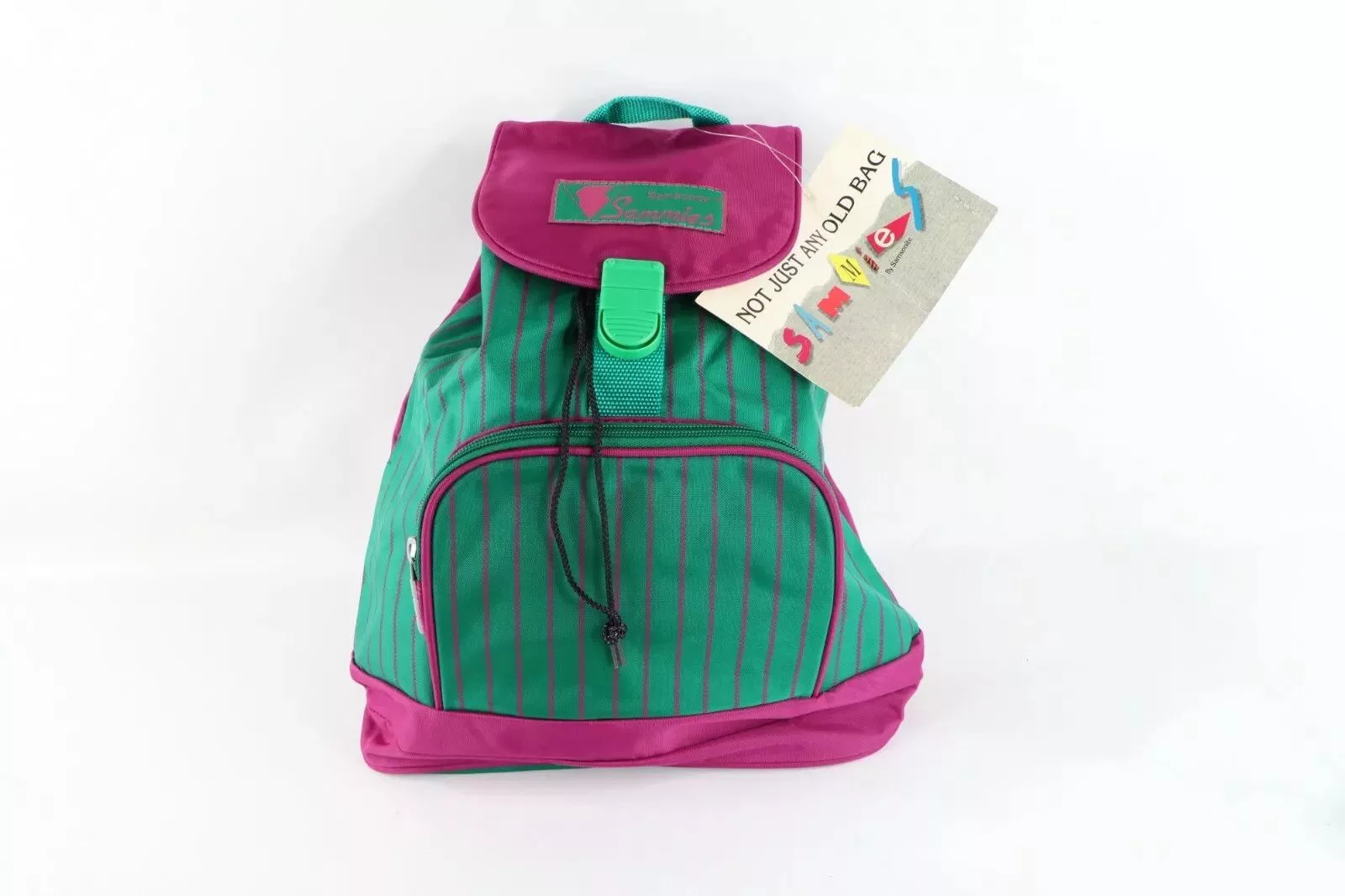 Samsonite Bags Luggage Samsonite × Vintage NOS Vintage 90s Samsonite Sammies Spell Out Striped Backpack Multi