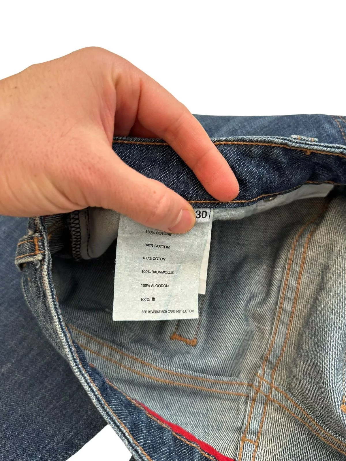 Prada Denim Prada Straight Fit Denim Blue Jean