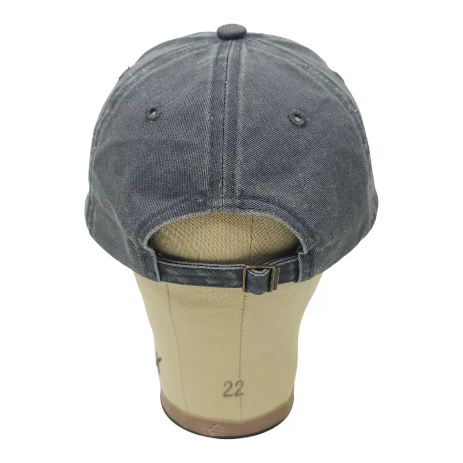 Other Hats Other Mama Bear Embroidered Adjustable Tuck Strap Cap Hat Gray