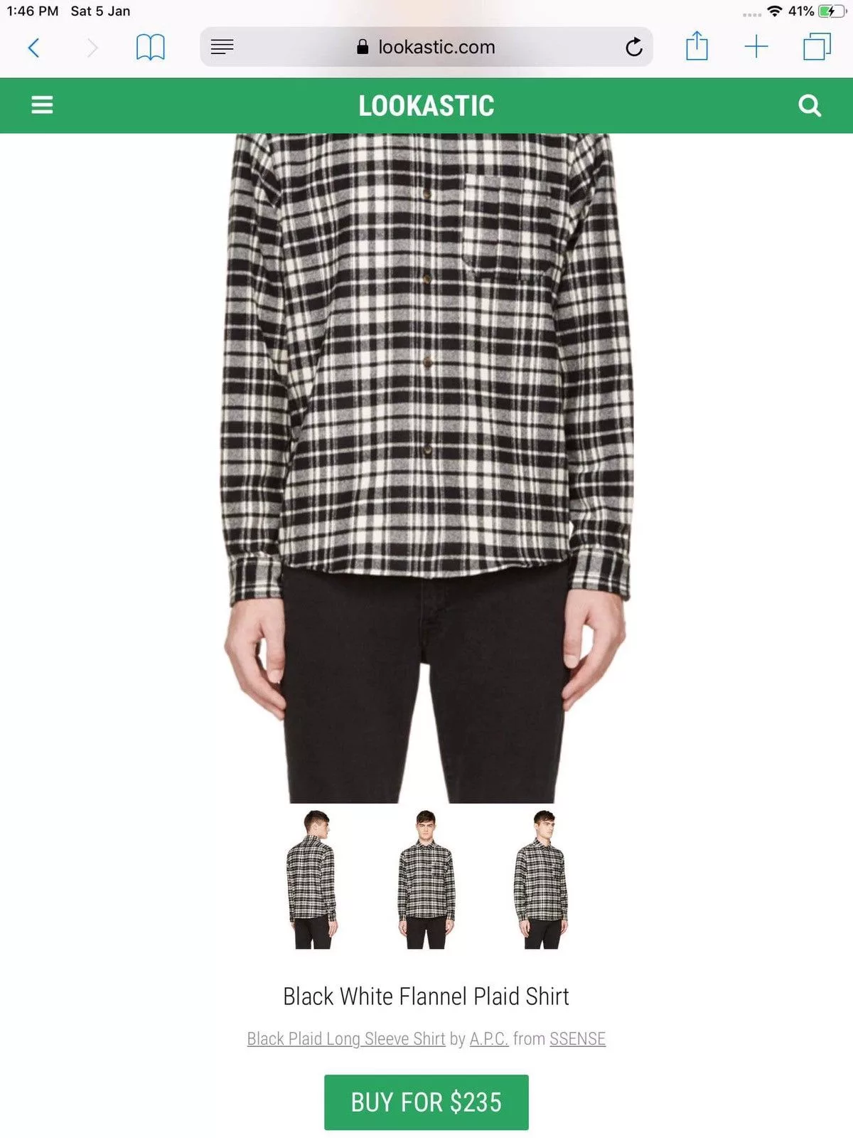 A.P.C. Shirts Button Ups A.P.C. apc speckled flannel