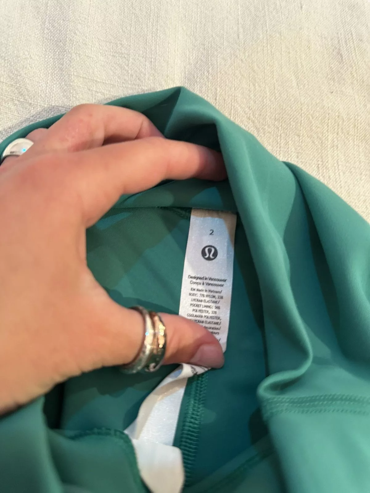 Lululemon Leggings Green Lululemon Wunder Train Leggings