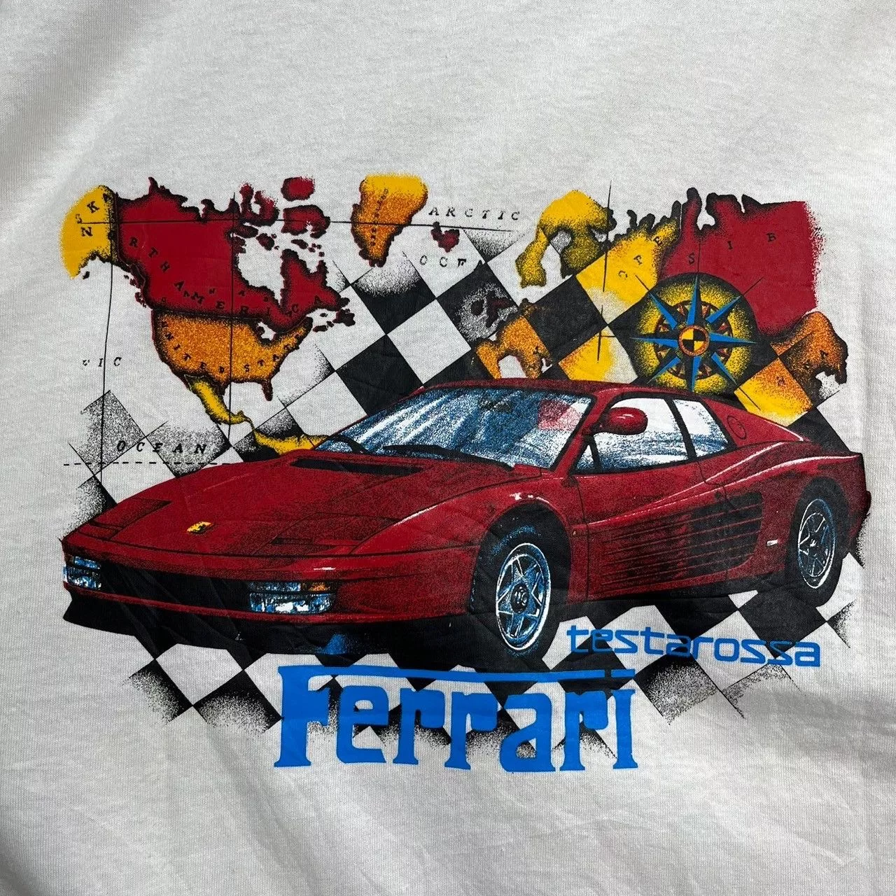 Ferrari Shirts Button Ups Ferrari White