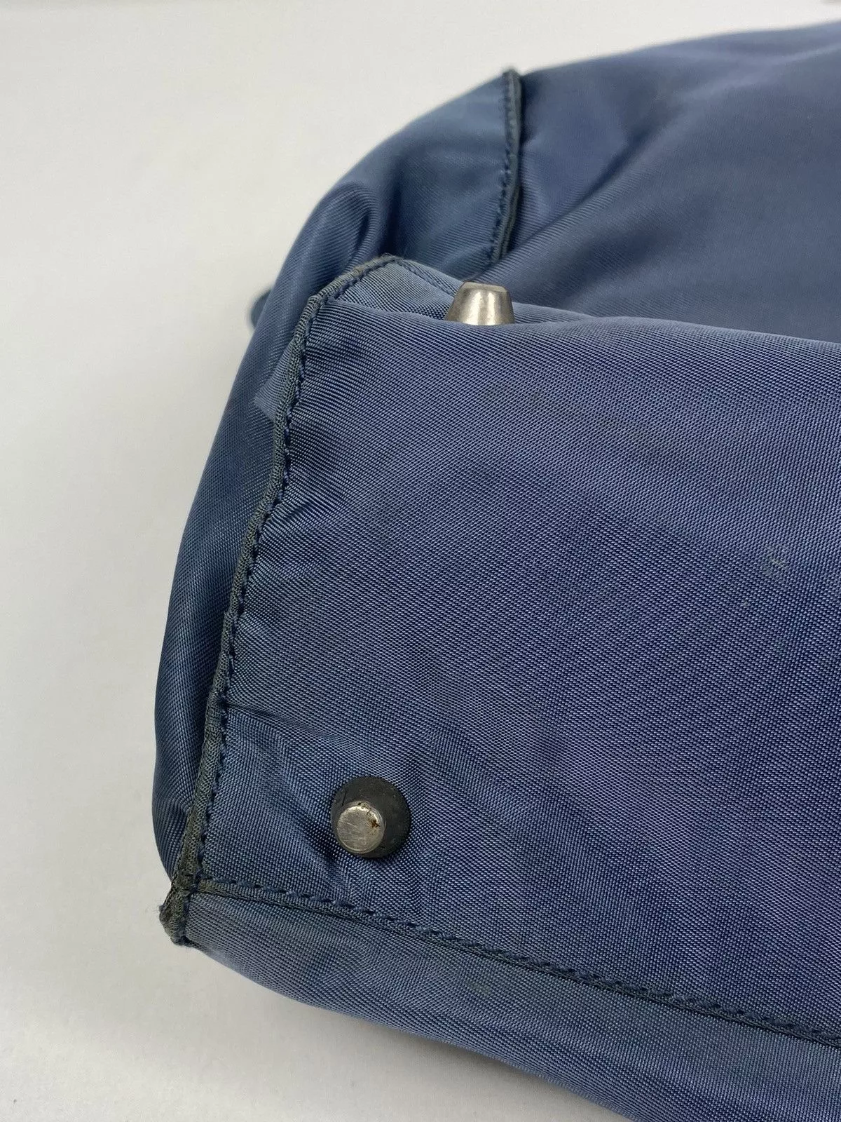 Prada Shoulder Bags Prada Tessuto Nylon Shoulder Bag Blue