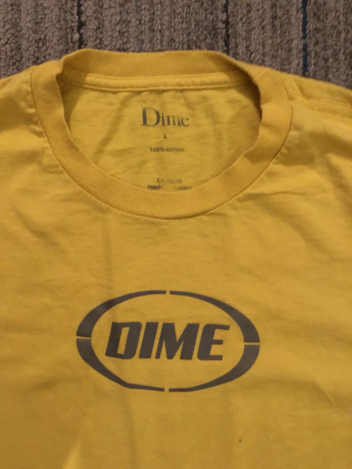 Dime Long Sleeve T Shirts Dime Long Sleeve Yellow