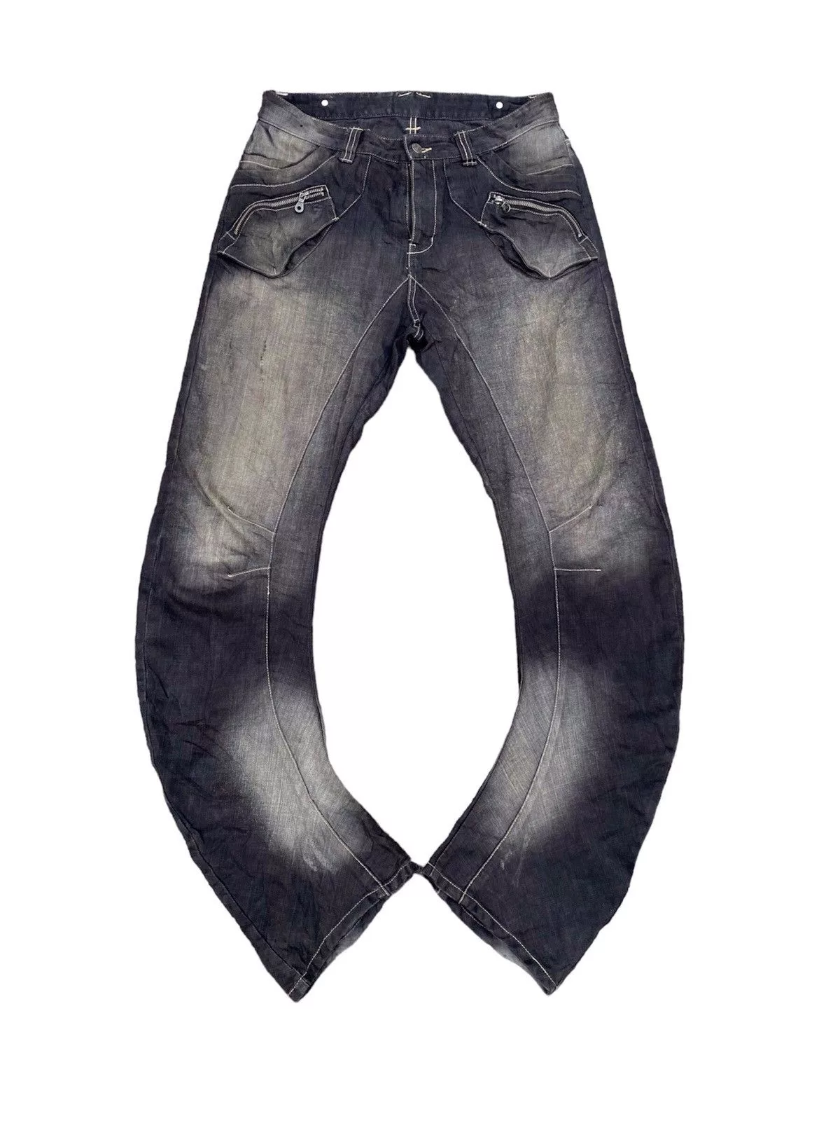 PPFM Denim PPFM Rare Twril Punk MultiPocket Denim pants Black