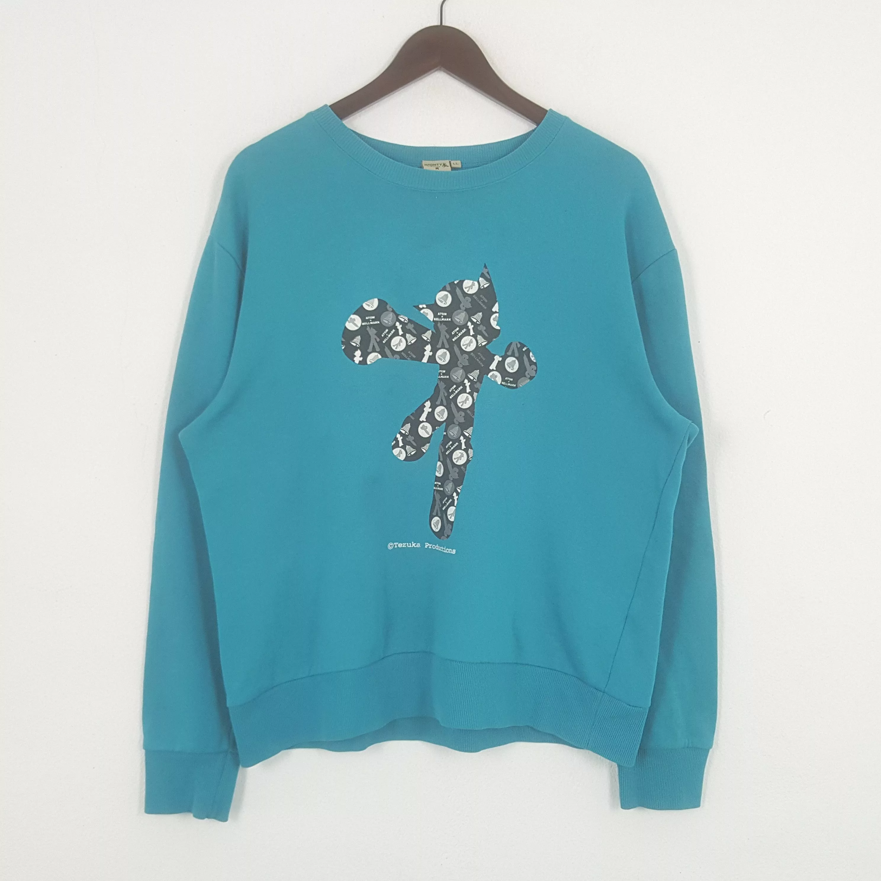Anime Sweatshirts Hoodies Anime × Japanese Brand × Vintage Vintage Atom Astro Boy Anime Sweatshirt Blue