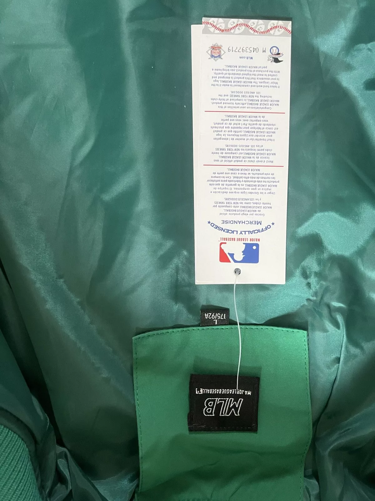MLB Bombers MLB LA Bomber Green