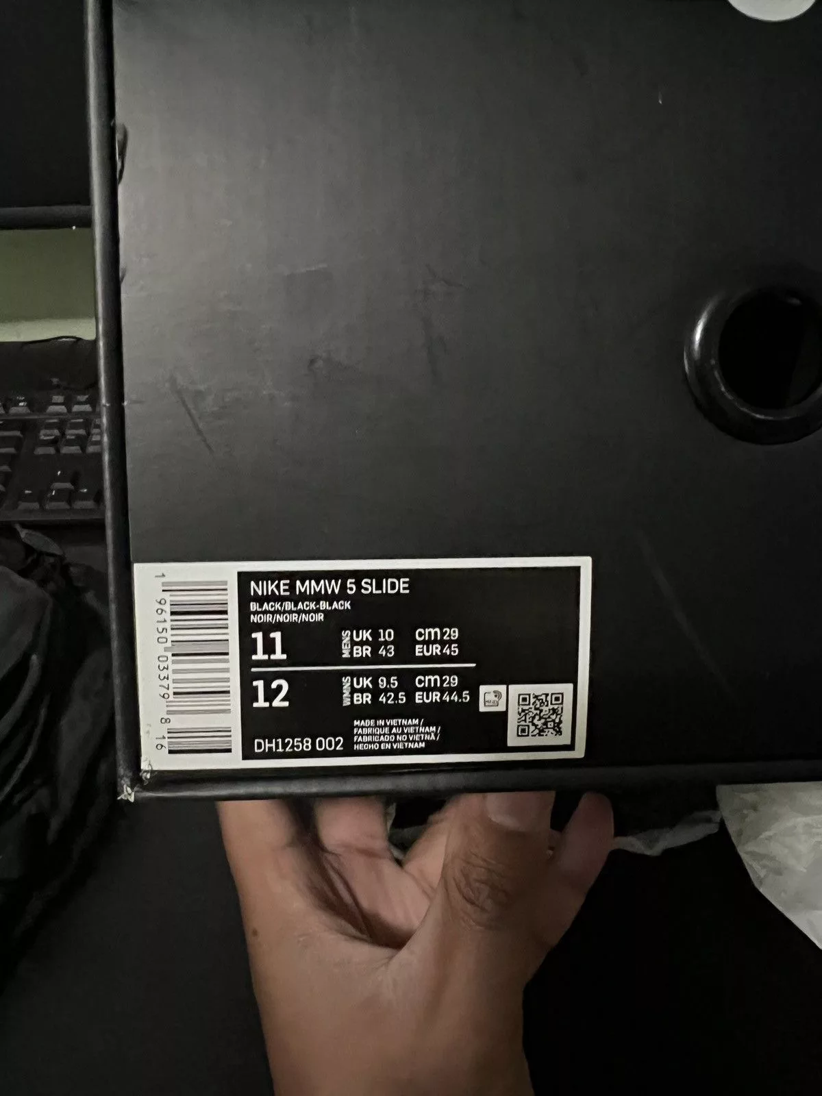 Nike Slip Ons NIKE MMW 5 SLIDE Black