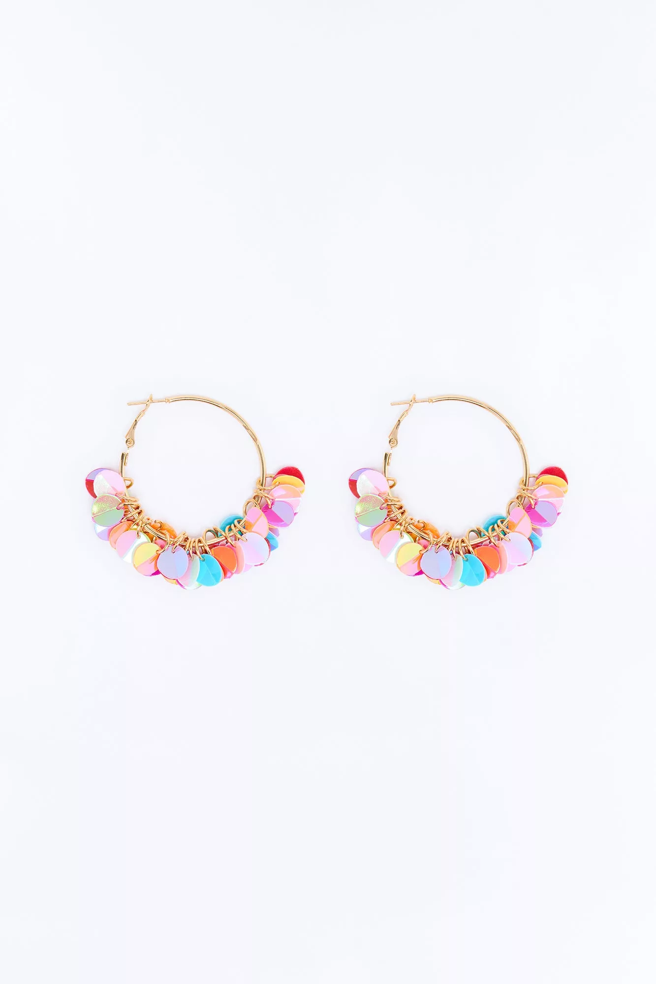 Making A Splash Hoop Earrings - Multi Color