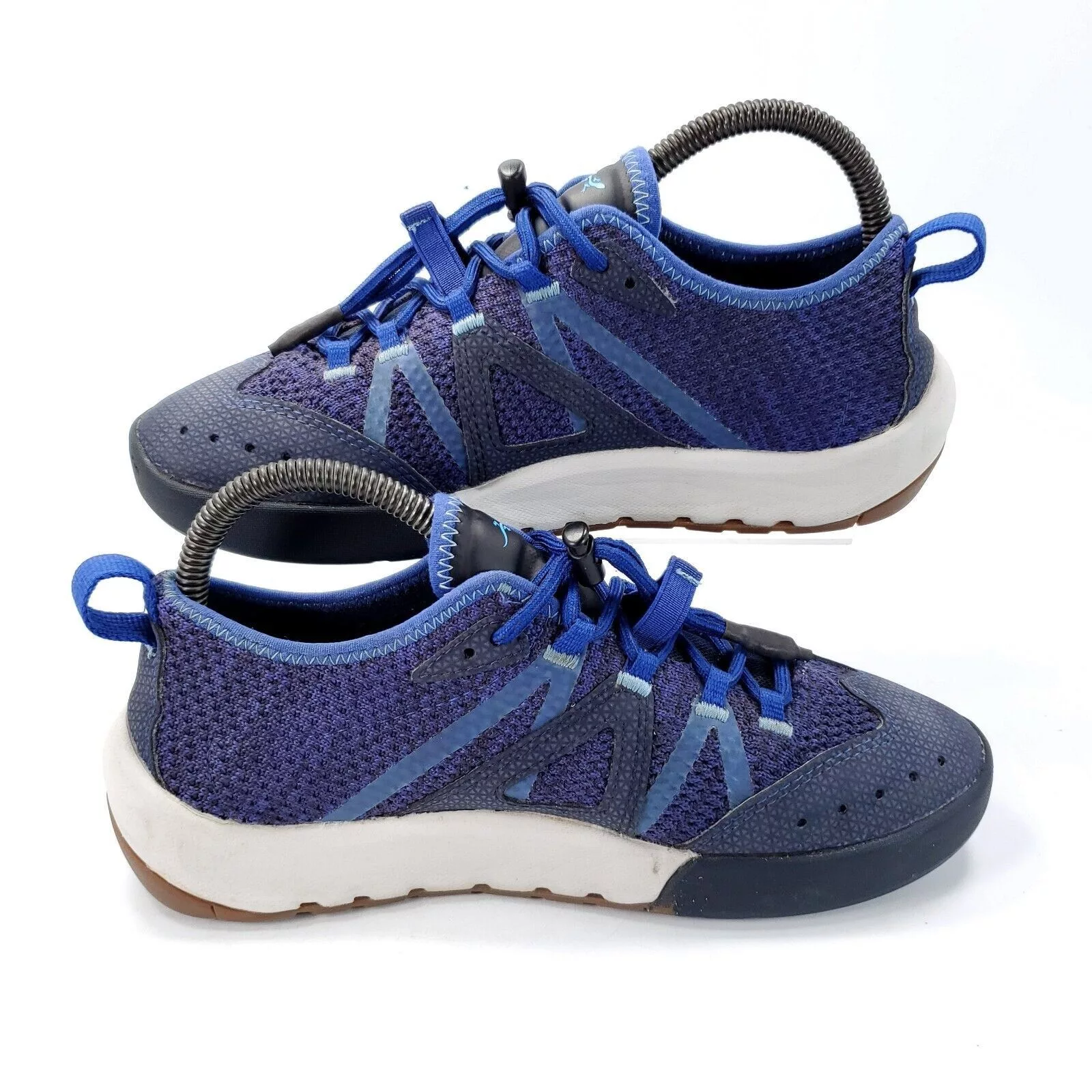 Chaco Slip Ons Chaco Athletic Drawstring Shoe Women Size 7 Blue White Brown