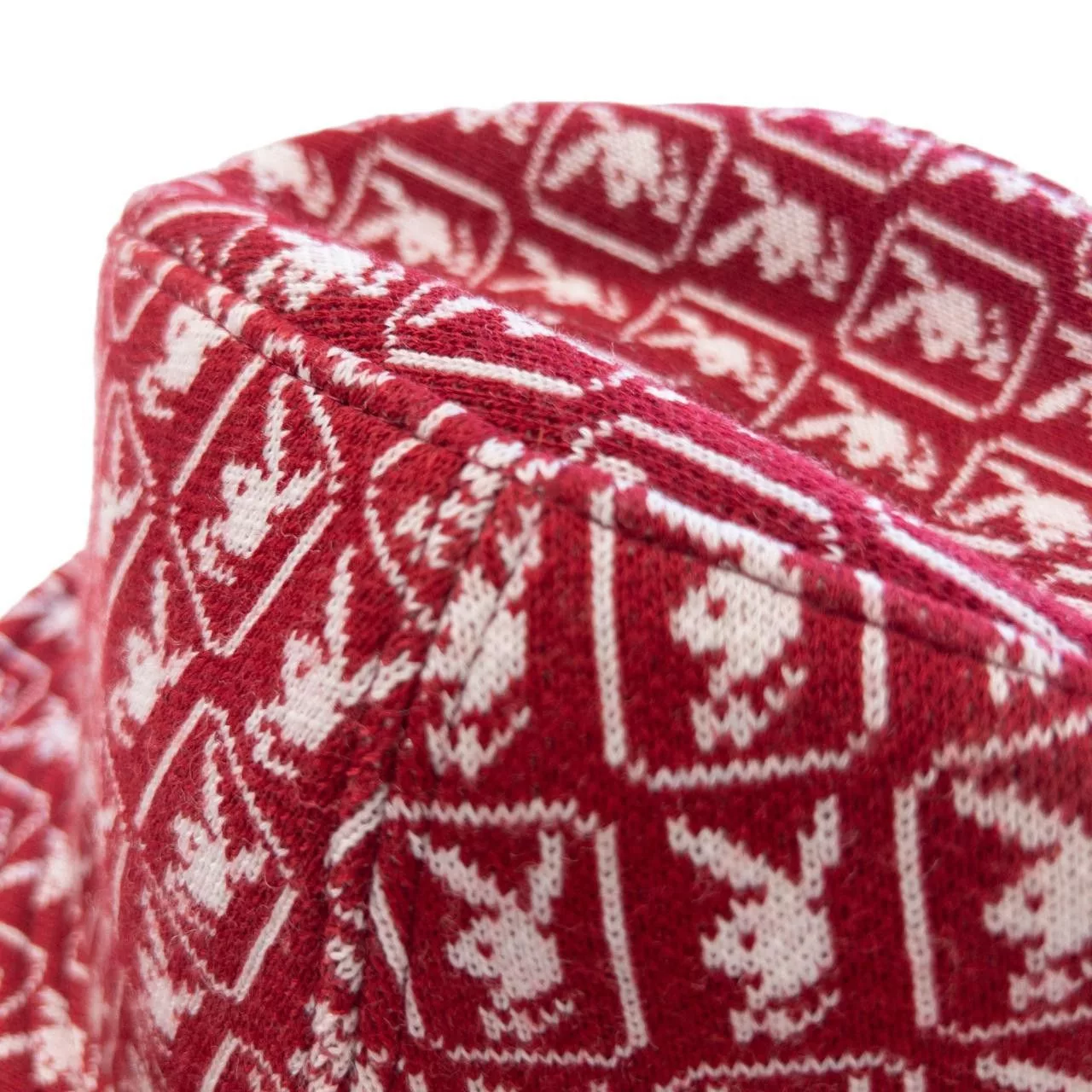 Playboy Hats Vintage Playboy Monogram Hat Red