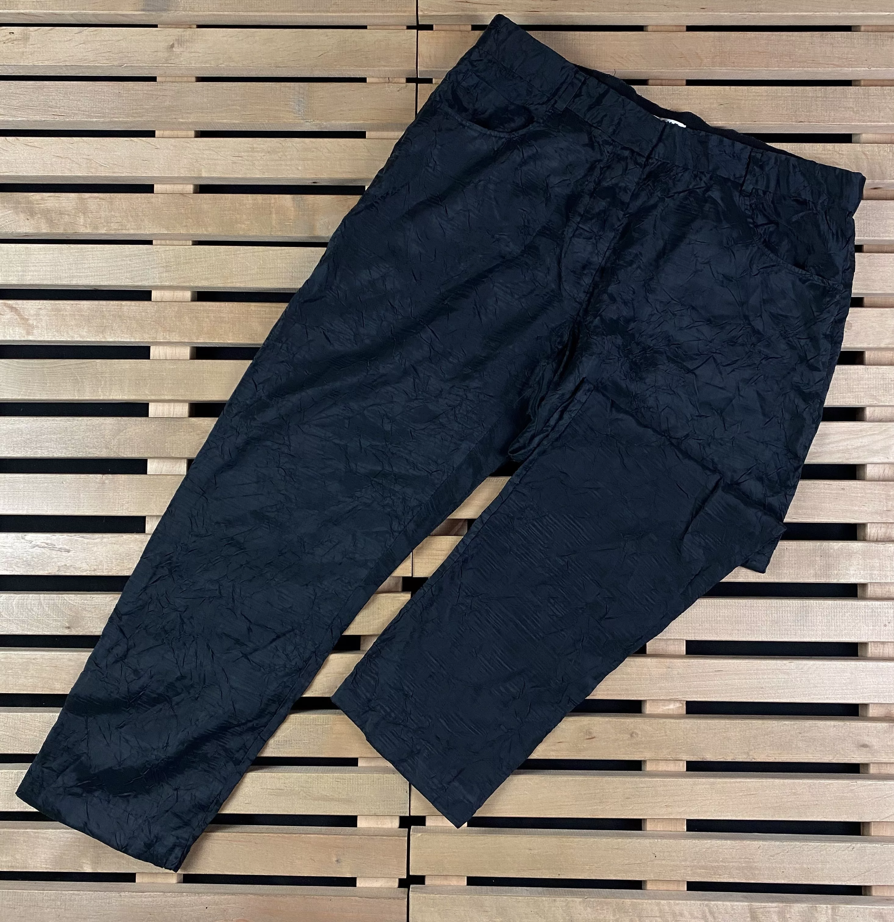 Acne Studios Pants Acne Studios Womens Dress Pants Acne Size 38 Polyester Black Luxury