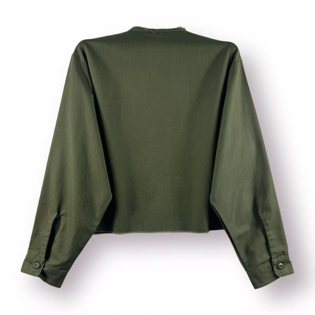 Other Light Jackets Other 🔥 (unisex) Custom Us Army Collarless Crop Type 2 jacket Green Vintage