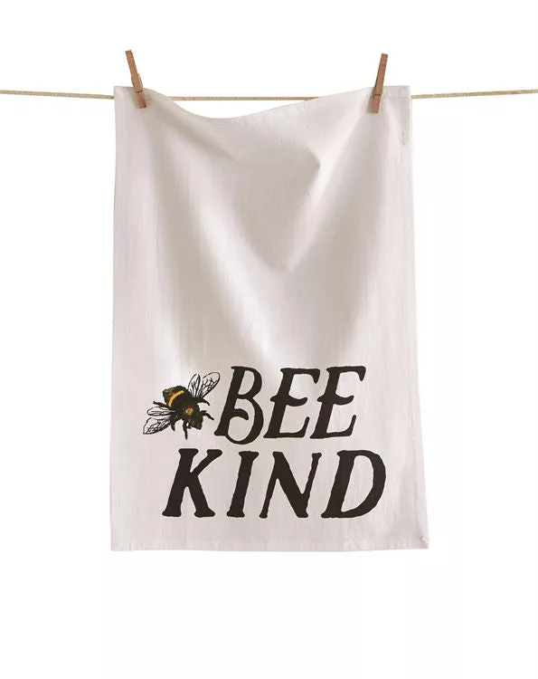 BEE KIND FLOURSACK DISHTOWEL