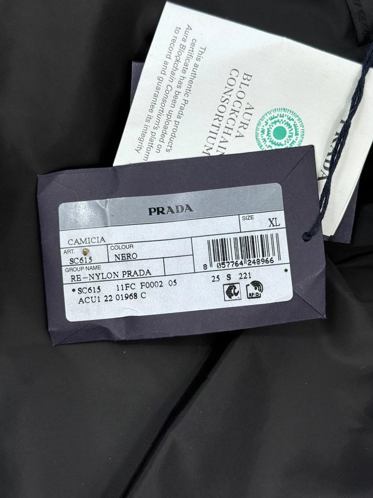 Prada Leather Jackets PRADA PRINT JACKET Black