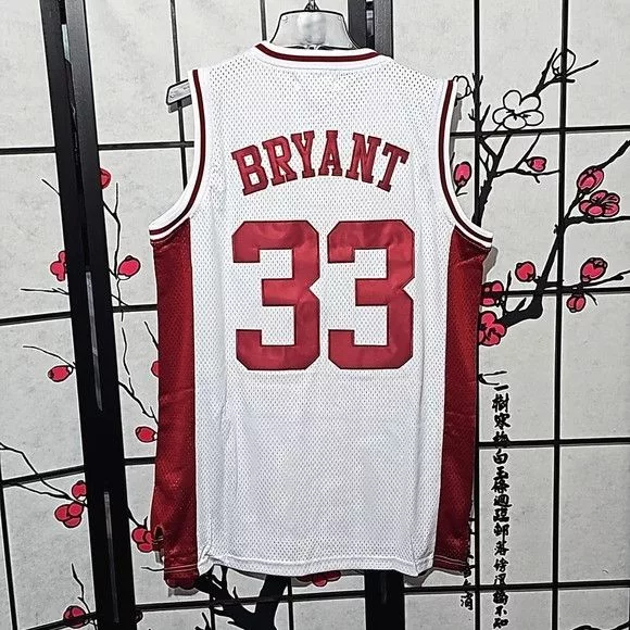 Other Jerseys Other Lower Merion‎ Kobe Bryant Basketball Jersey Medium NWT White Sportswear