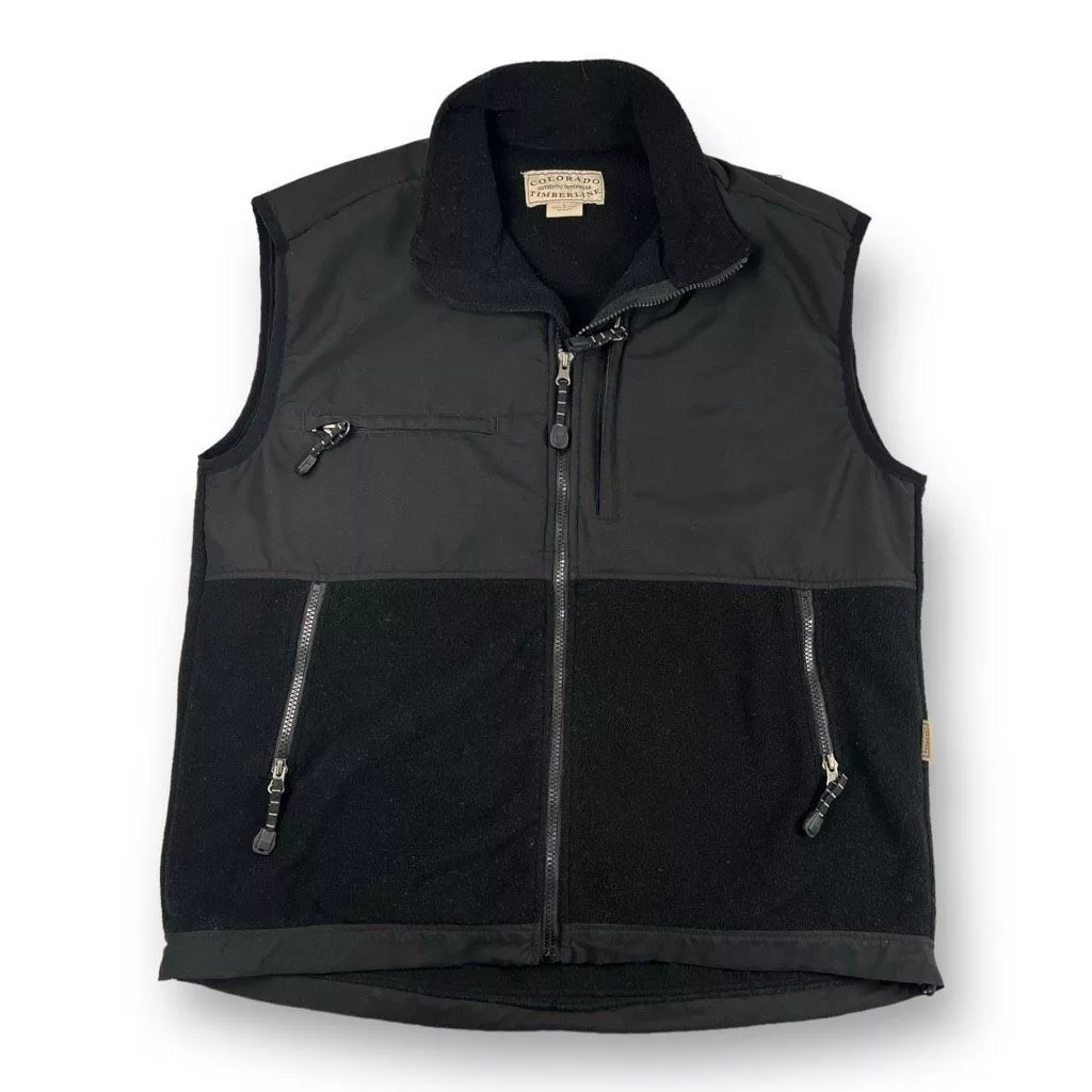 Other Vests Other Colorado Timberline Fleece Full Zip Vest Size Large Black