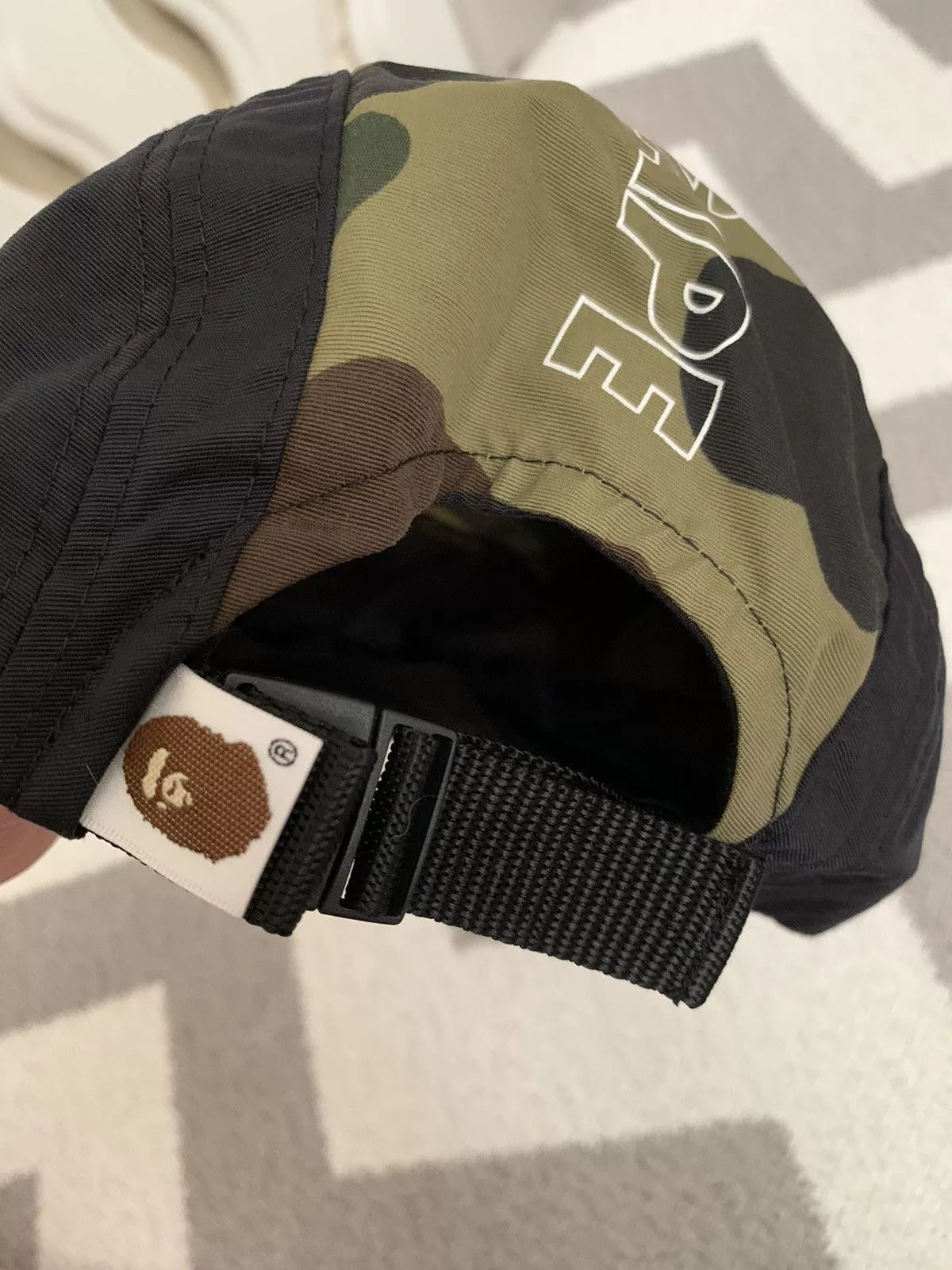 Bape Hats Bape 1st Camo Jet Cap Black