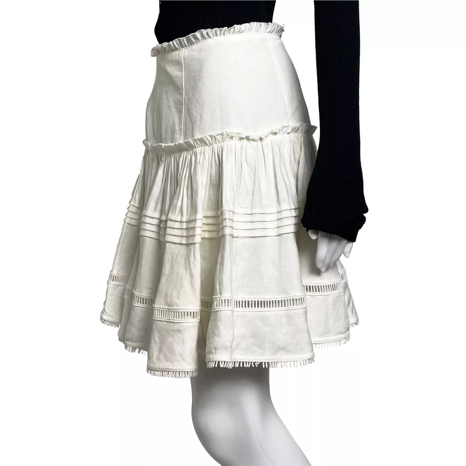 Aje Mini Skirts Aje White Skirt