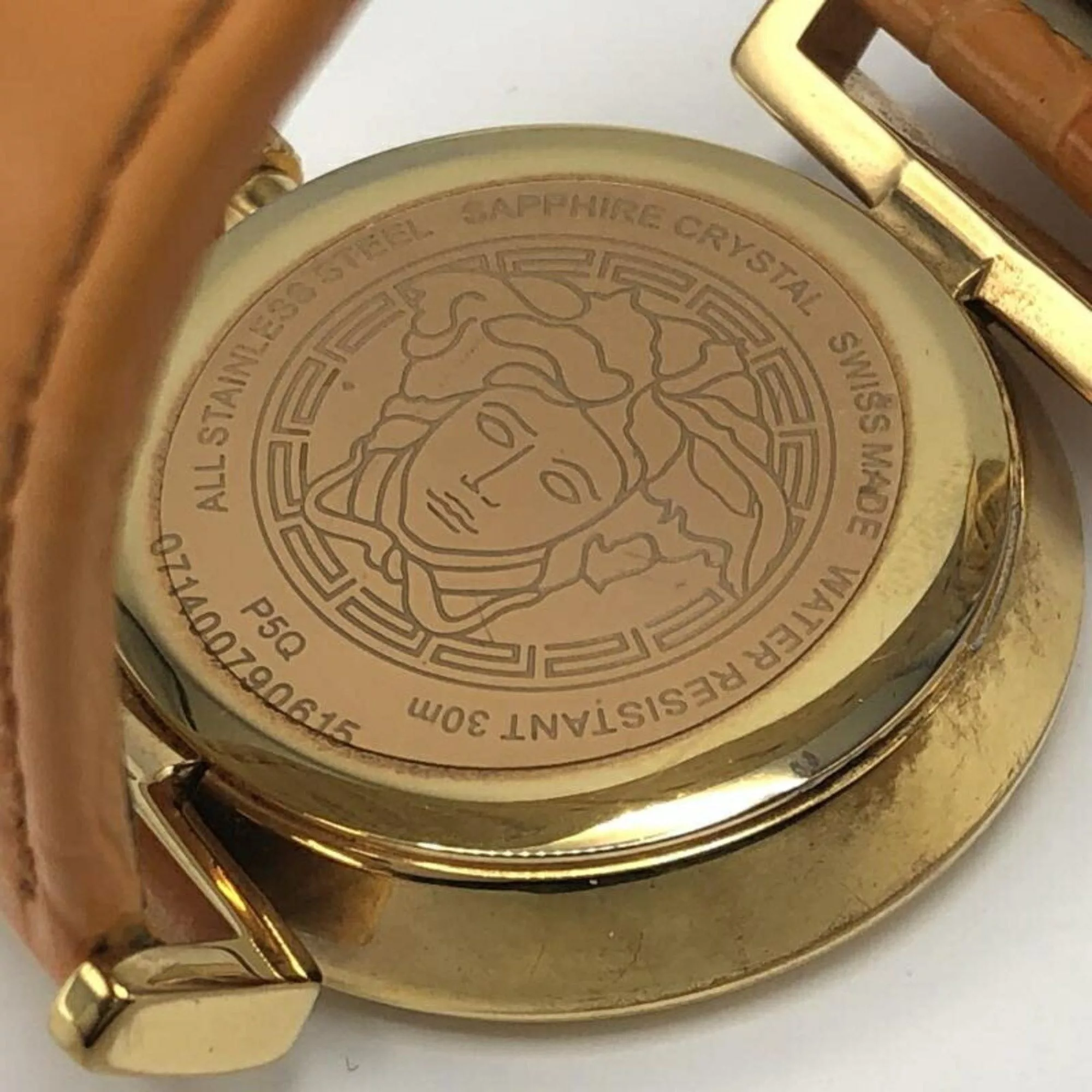 Versace Watches VERSACE Vanity Watch Orange Versace