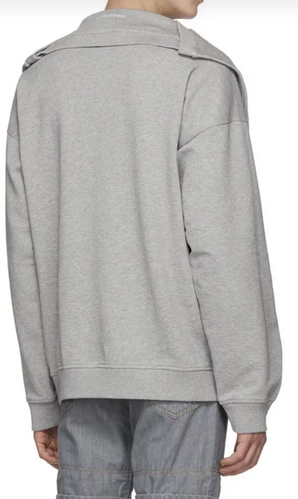 Y/Project Sweaters Knitwear Y/project SS18 Sweatshirt Gray