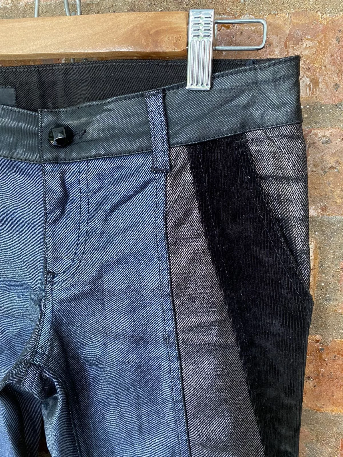 Gucci Jeans SS06 Gucci Wax Coated pants Multi