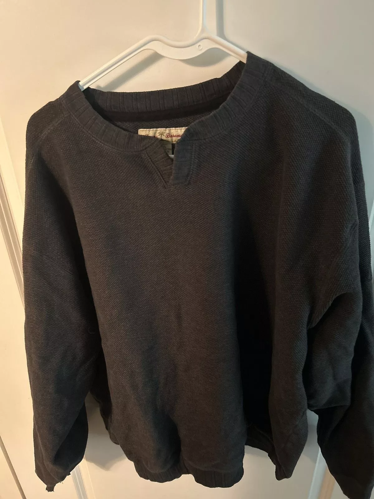 Tommy Bahama Sweaters Knitwear Tommy Bahama × Vintage Tommy Bahama Fine Knit Sweater Black