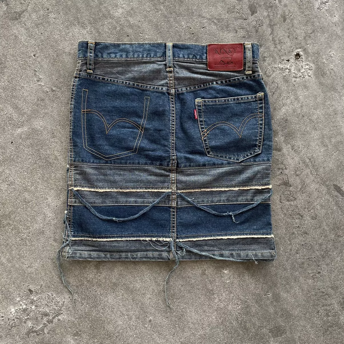 Hysteric Glamour Mini Skirts Hysteric Glamour × Japanese Brand Hysteric Glamour Hagi Mini Skirt Blue