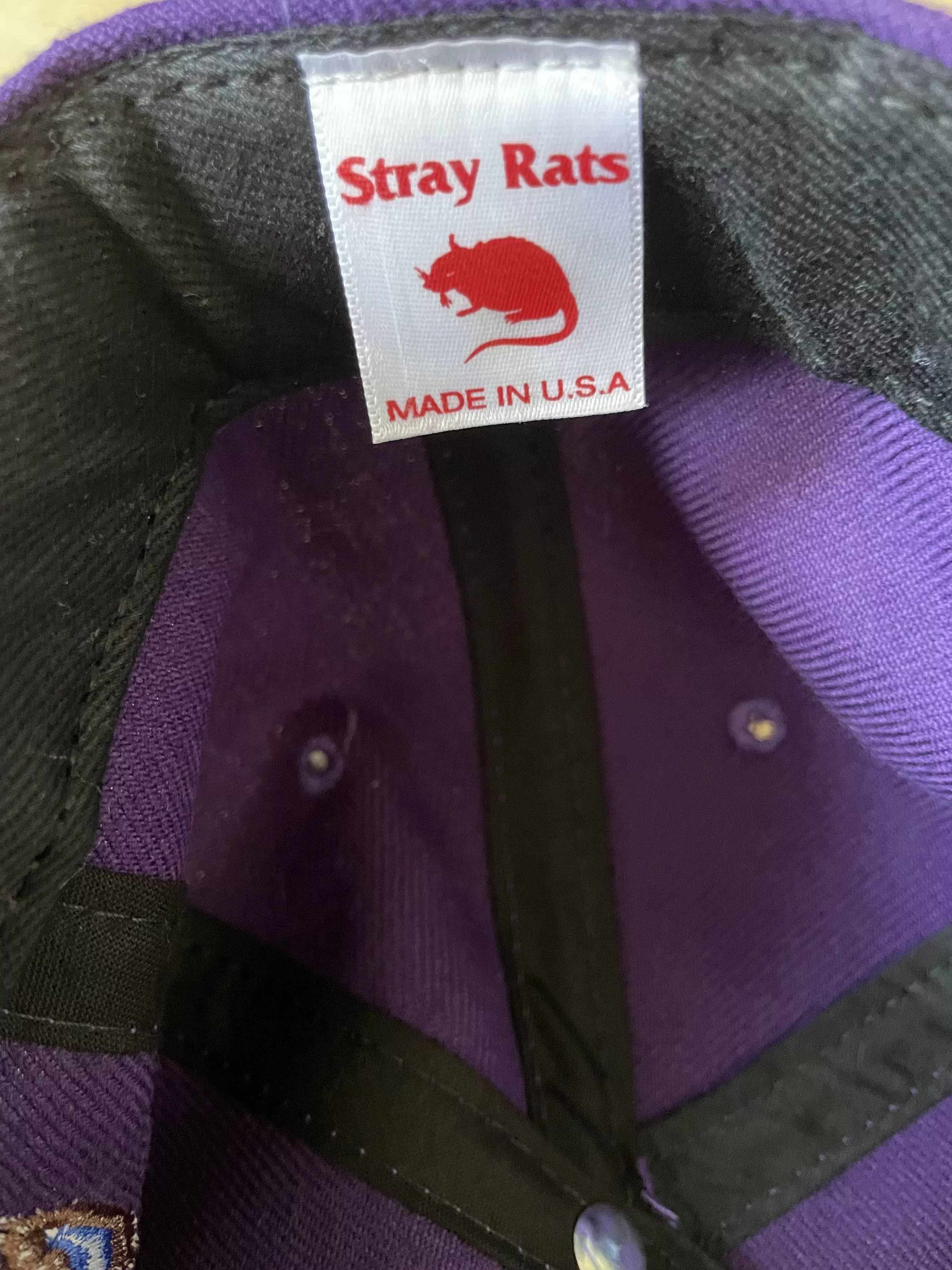 Stray Rats Hats Stray Rats Arch Hat Purple