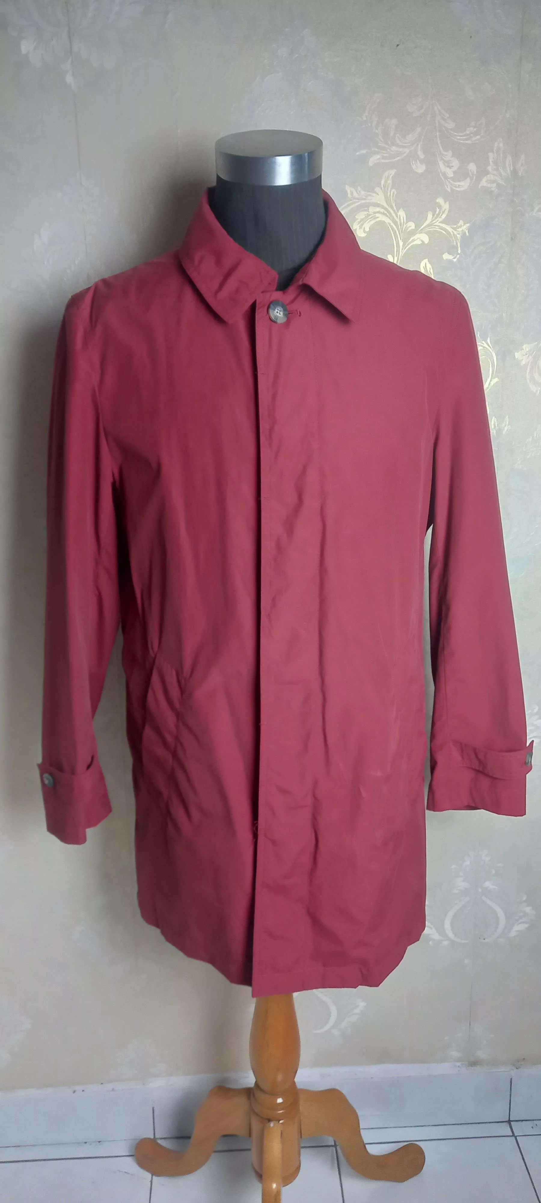 Eddie Bauer Leather Jackets Eddie Bauer fishtail buttondown lightjacket Red