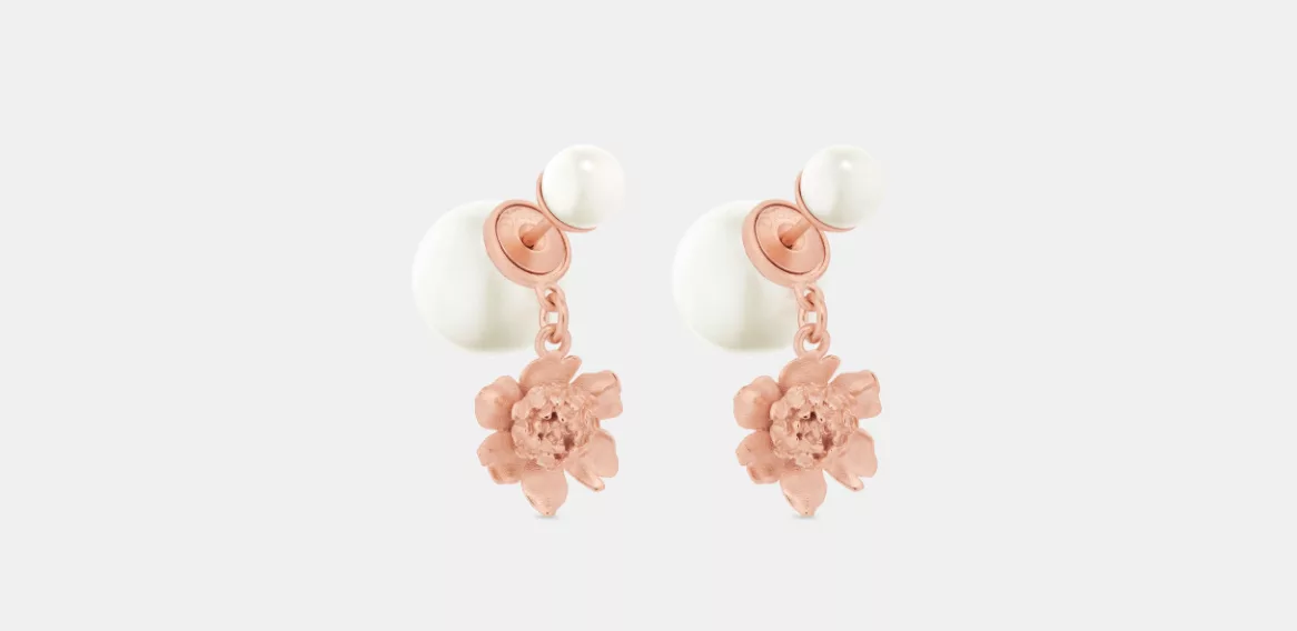 Dior Earrings o1w1db10424 Size: OS Dior Tribales Earrings in White/Pink
