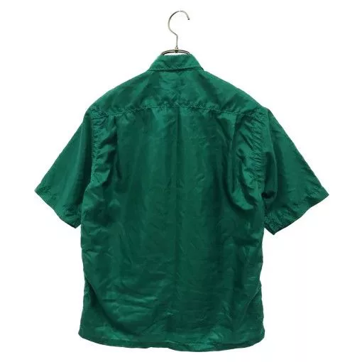Junya Watanabe Shirts Button Ups Junya Watanabe Shirt Sequin Design Stitch Short Sleeve Green