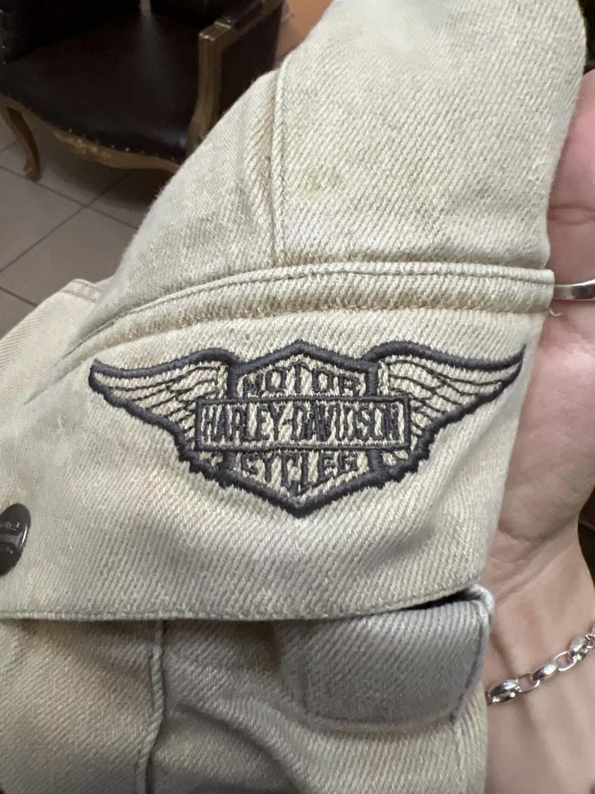 Harley Davidson Denim Harley Davidson Cargo Pants Beige
