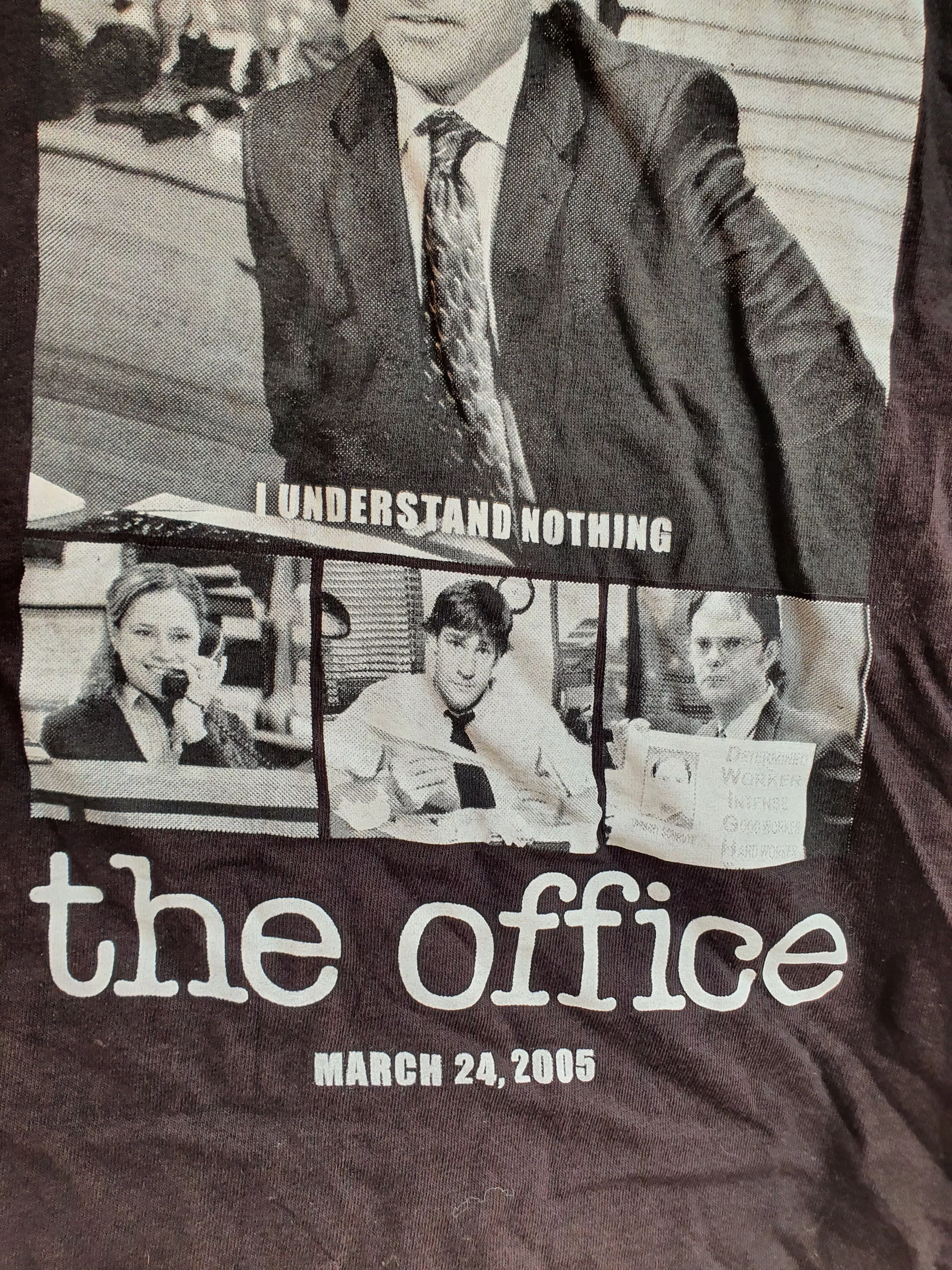 Other Short Sleeve T Shirts Other The Office Michael DWIGHT Jim Dunder Mifflin PAPER CO,sz XL Black Vintage