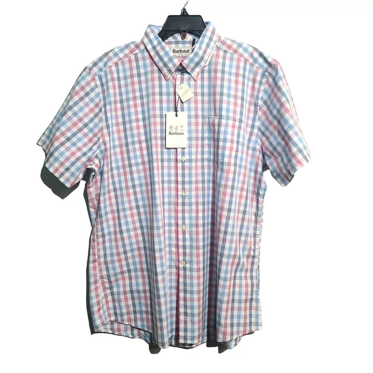 Barbour Shirts Button Ups Barbour Longstone Short Sleeve Tailored NWT White