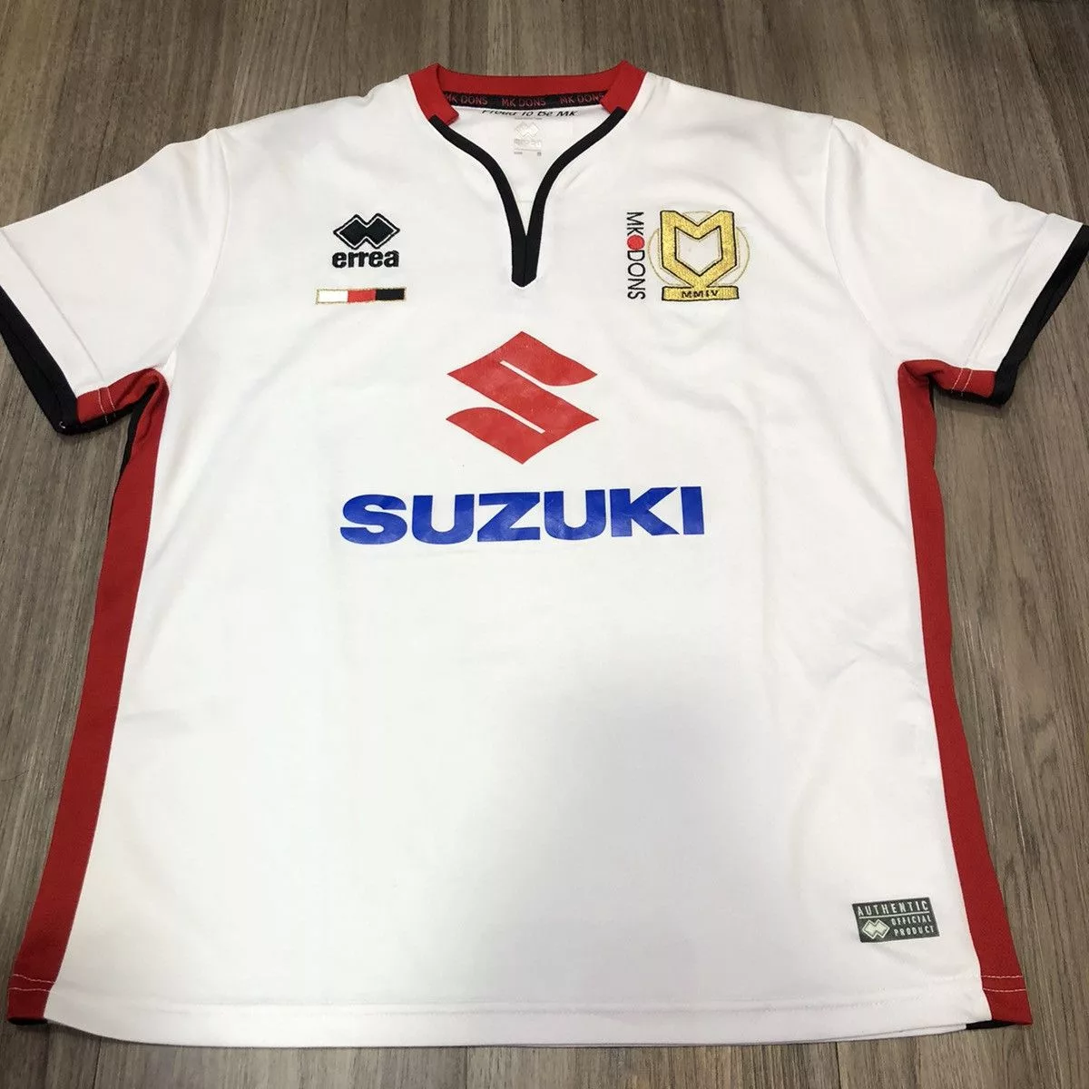 Errea Jerseys Errea MK Dons 15/16 home shirt White Streetwear