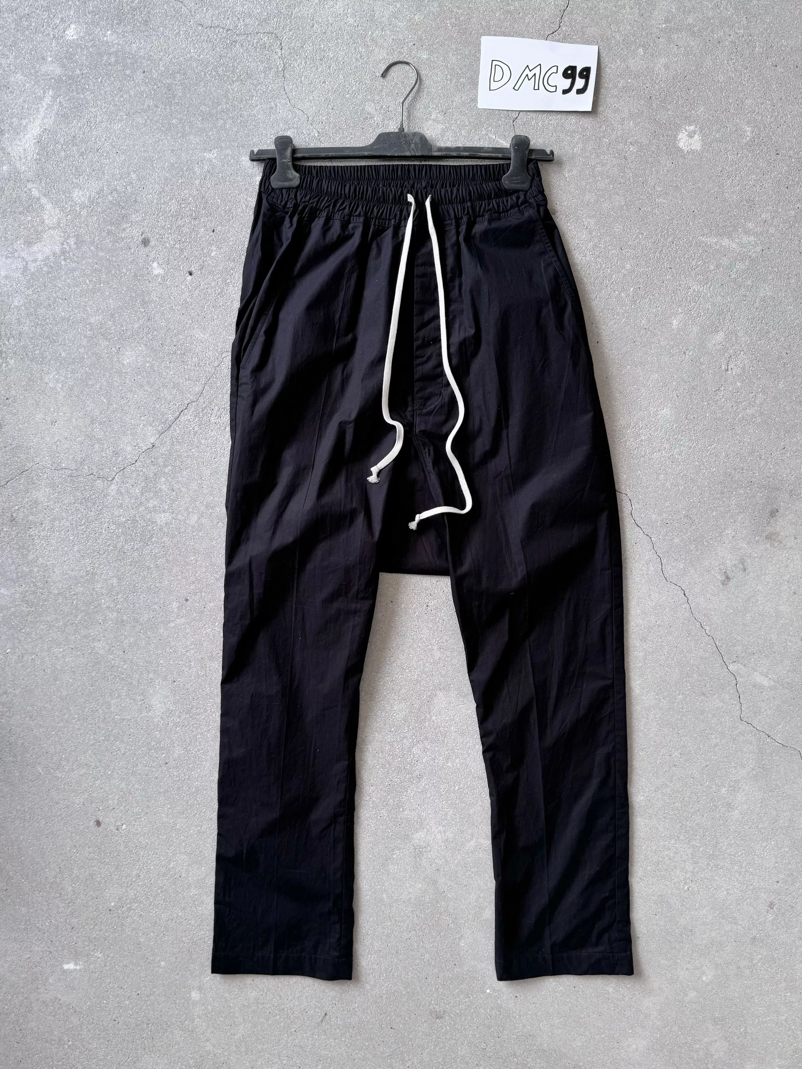Rick Owens Sweatpants Joggers Rick Owens Soft Pants Black
