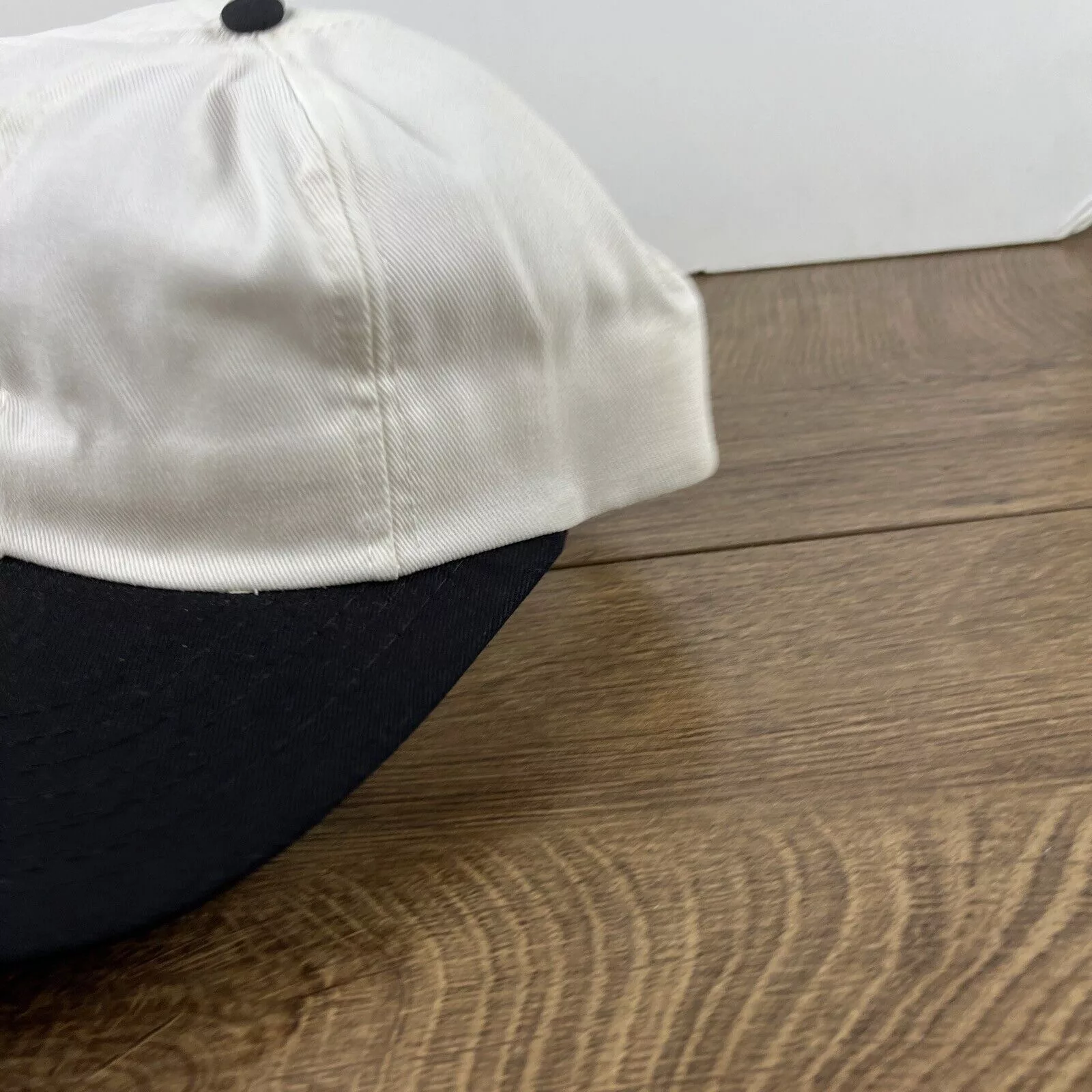 Other Hats Other Plain White Black Hat White Hat Adjustable Snapback Adult Si